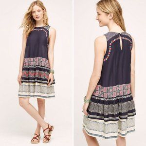 Anthro NorBlack NorWhite Romana Swing Dress